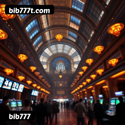 Interface do aplicativo bib777 mostrando jogos disponíveis no iOS e Android